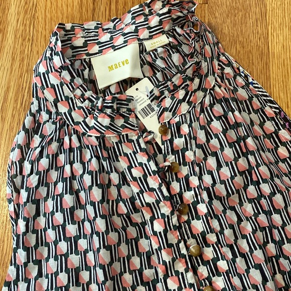 Anthropologie Maeve shirt- summer - Picture 2 of 7